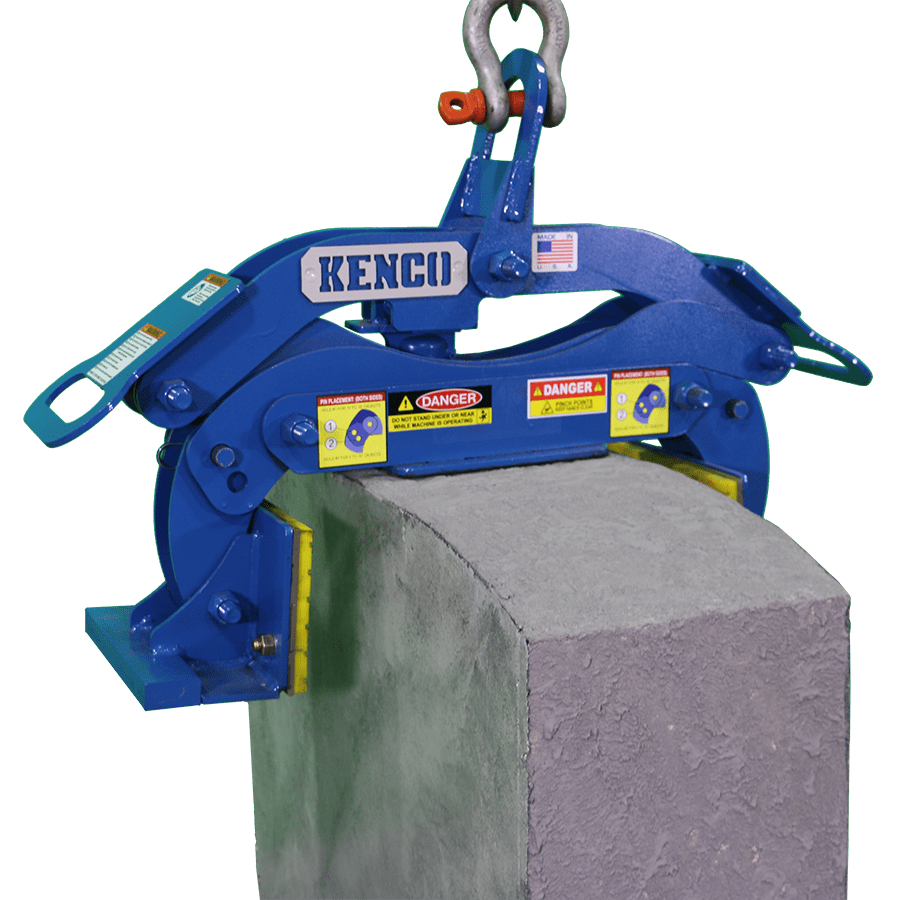 Barrier Clamps Lifts Tongs Kinco 9000 Accent Concrete Barriers